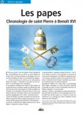 Les Ouvrages | Petit Guide | Chronologie de saint Pierre à Benoît XVI.